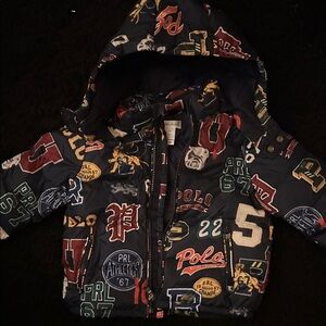 Ralph Lauren Kids Navy Jacket with Red Accents